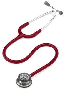 3M Littmann Classic III Stethoscope, Burgundy Tube, 27 inch, 5627