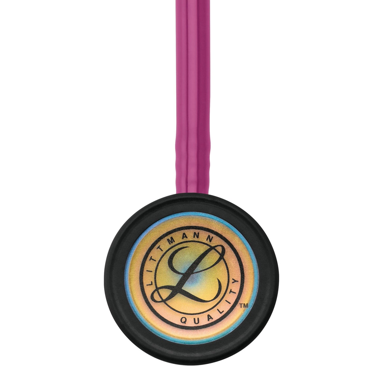 3M Littmann Classic III Stethoscope Raspberry with Rainbow Chestpiece 5806
