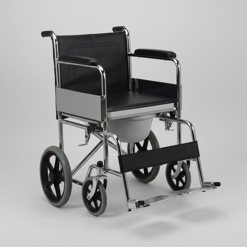 Folding Commode Wheelchair 785