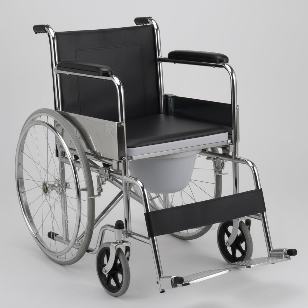 Folding Commode Wheelchair 790