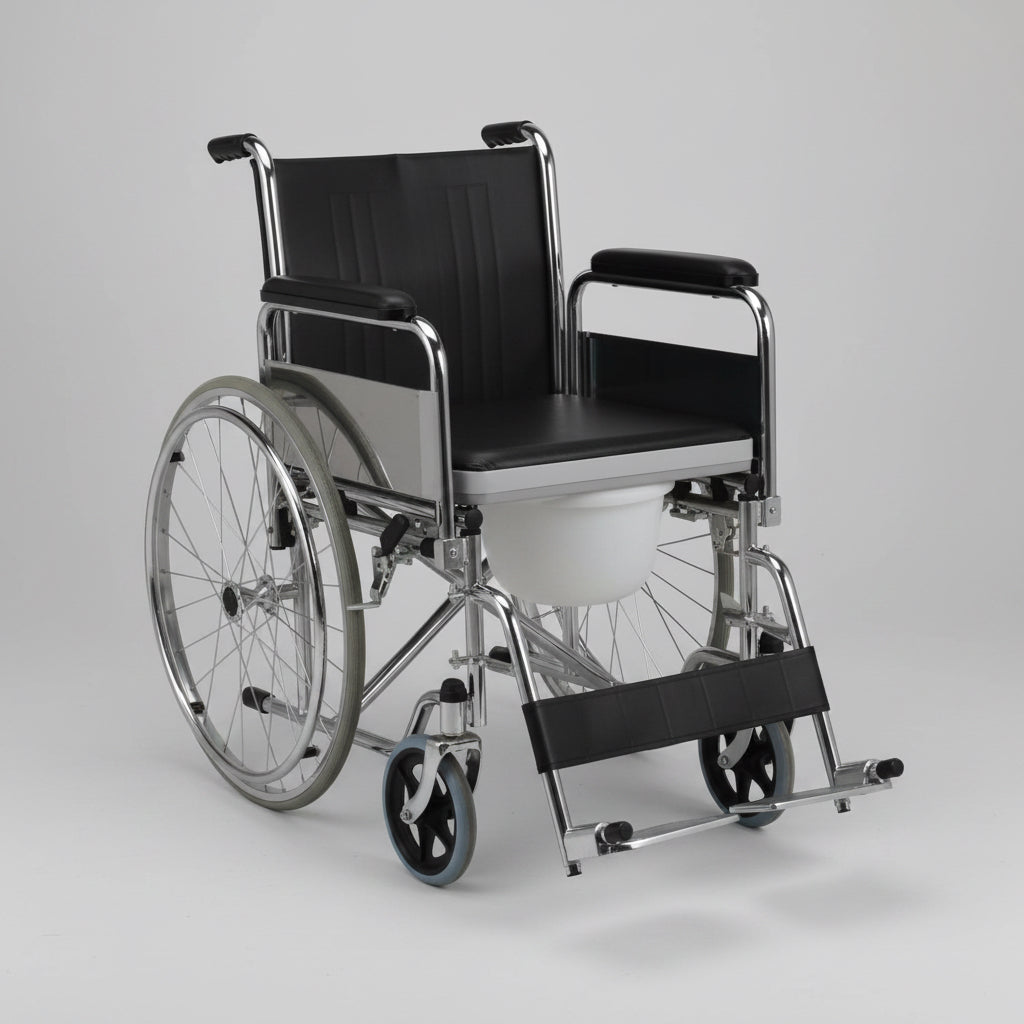 Folding Commode Wheelchair 791