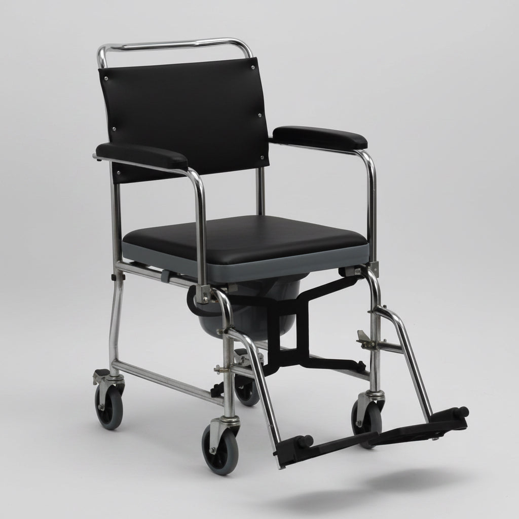 Commode Chair cum Wheelchair 689