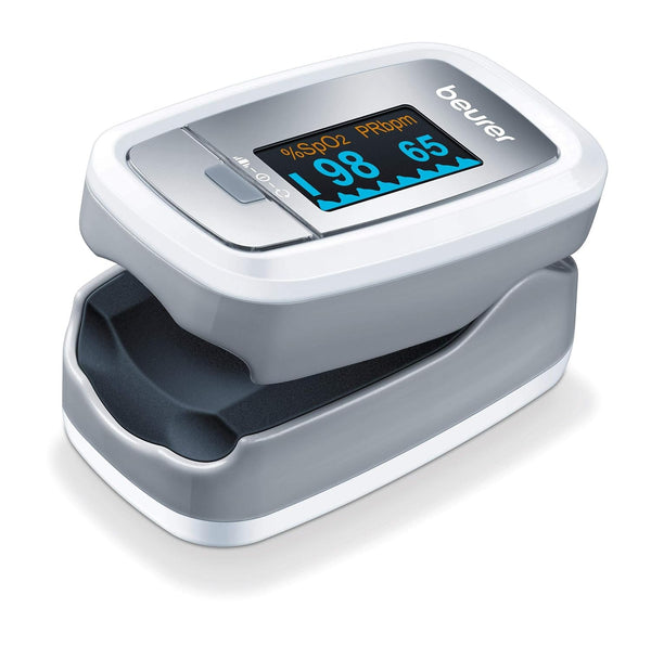 Beurer PO30 Pulse Oximeter, Blood Oxygen Saturation & Heart Rate Monitor, 5 Years Warranty