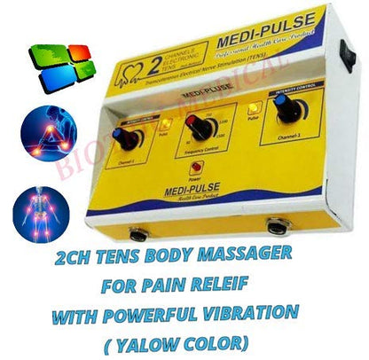 MEDI-PLUSE 2 CHANNEL TENS MACHINE PHYSIOTHERAPY MACHINE & PHYSIO SOLUTIONS