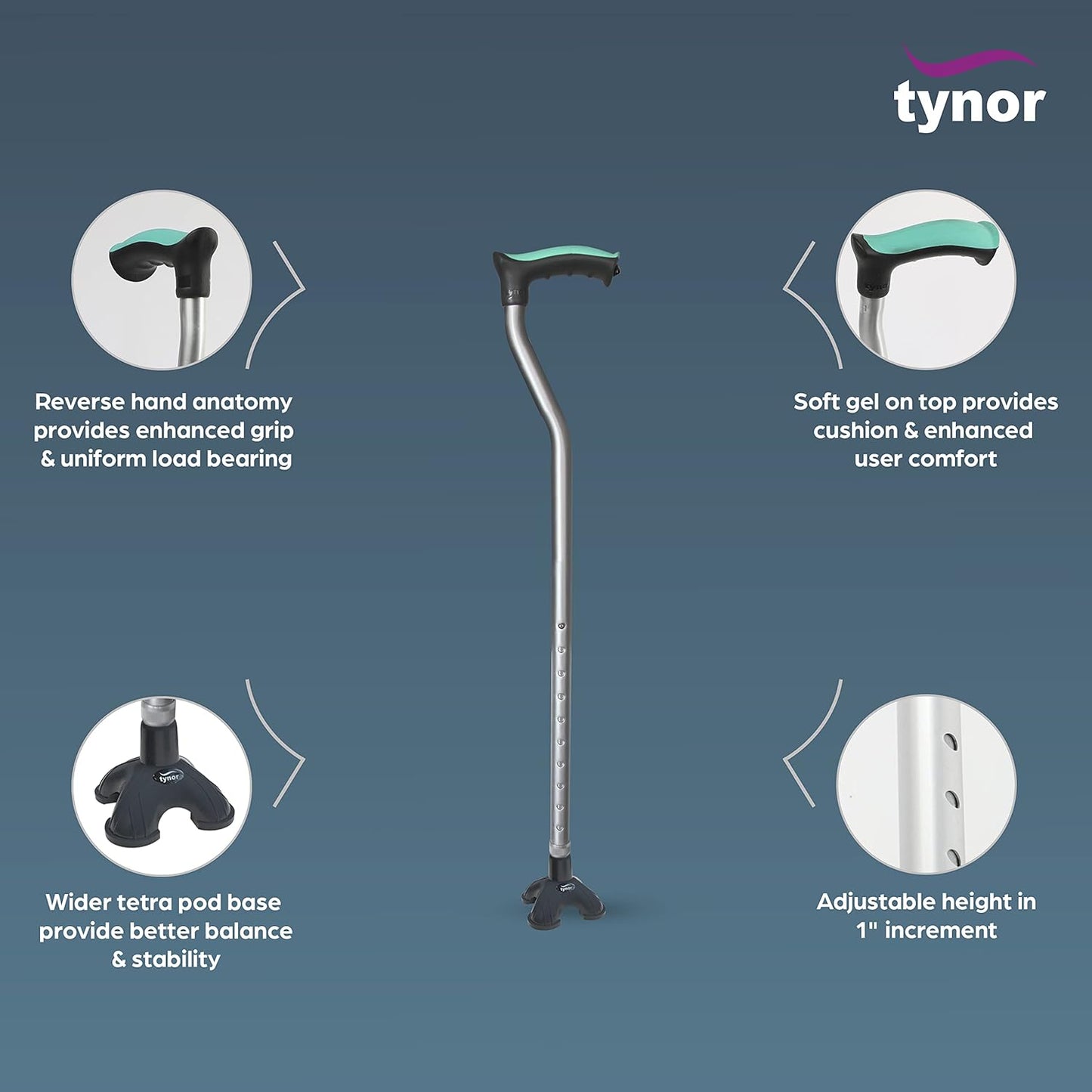 Tynor Walking Stick Tetra