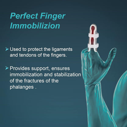 TYNOR Finger Cot, with Comfortable Protective Support for Finger Injuries