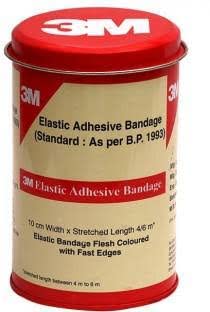3M India Elastic Adhesive Bandage 3M 10 Cm X 4/6 M