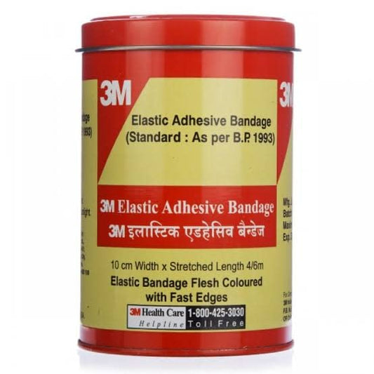 3M India Elastic Adhesive Bandage 3M 10 Cm X 4/6 M