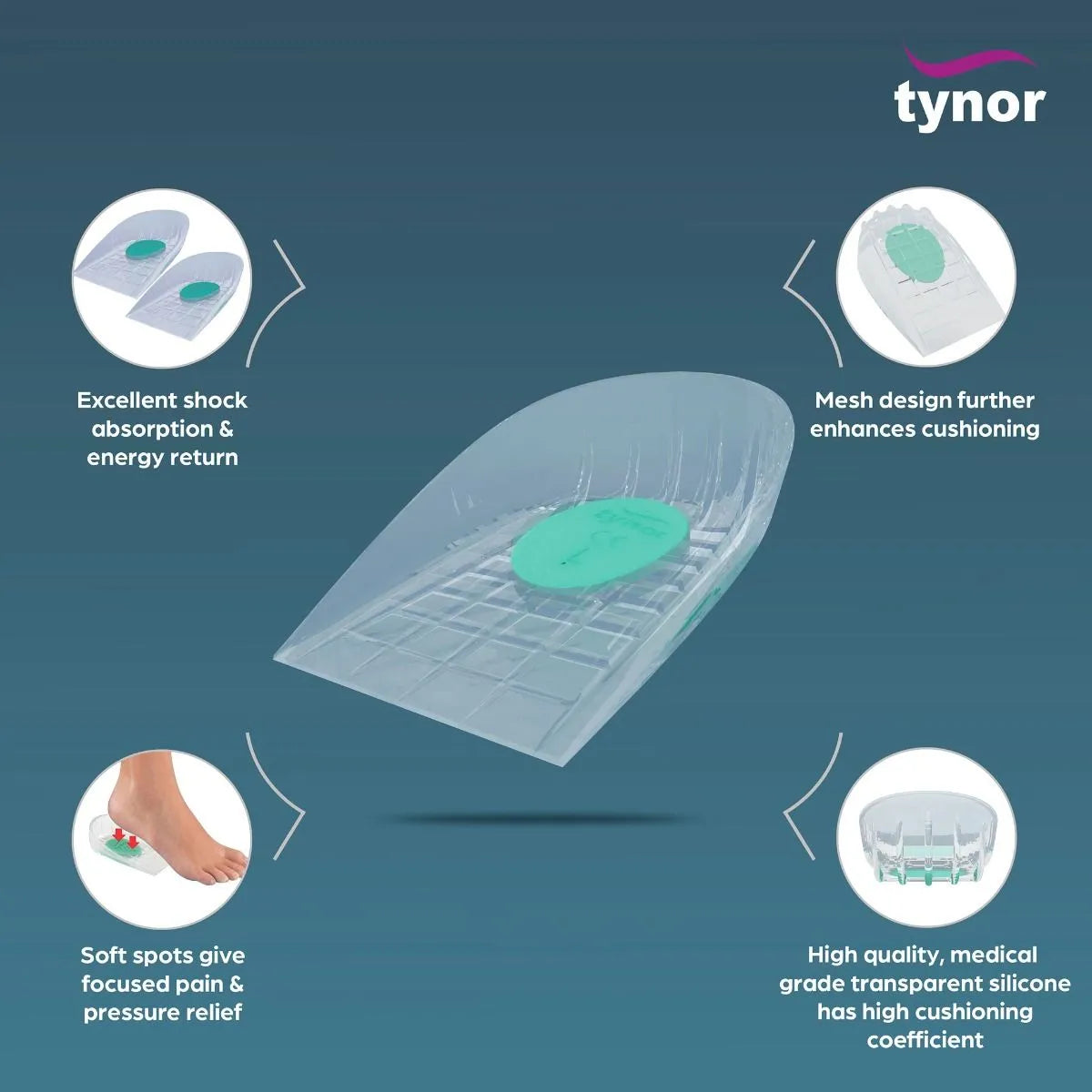 Heel Cushion Silicone (Pair)
