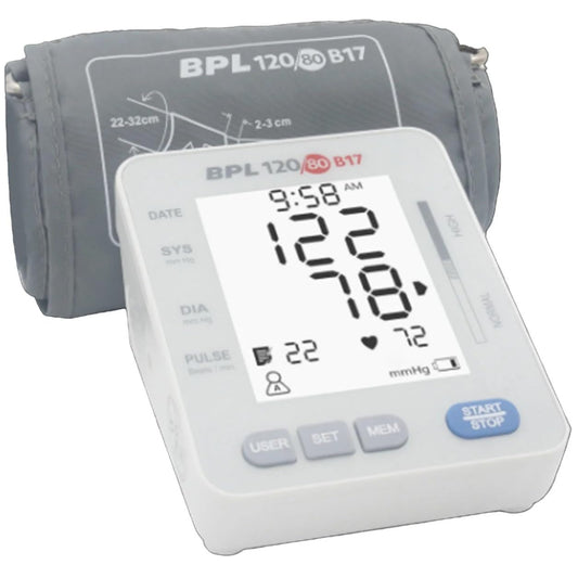BPL Medical Technologies B17 Automatic Blood Pressure Monitor - (White)