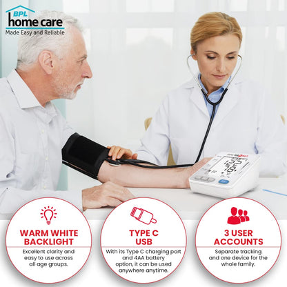 BPL Medical Technologies B17 Automatic Blood Pressure Monitor - (White)