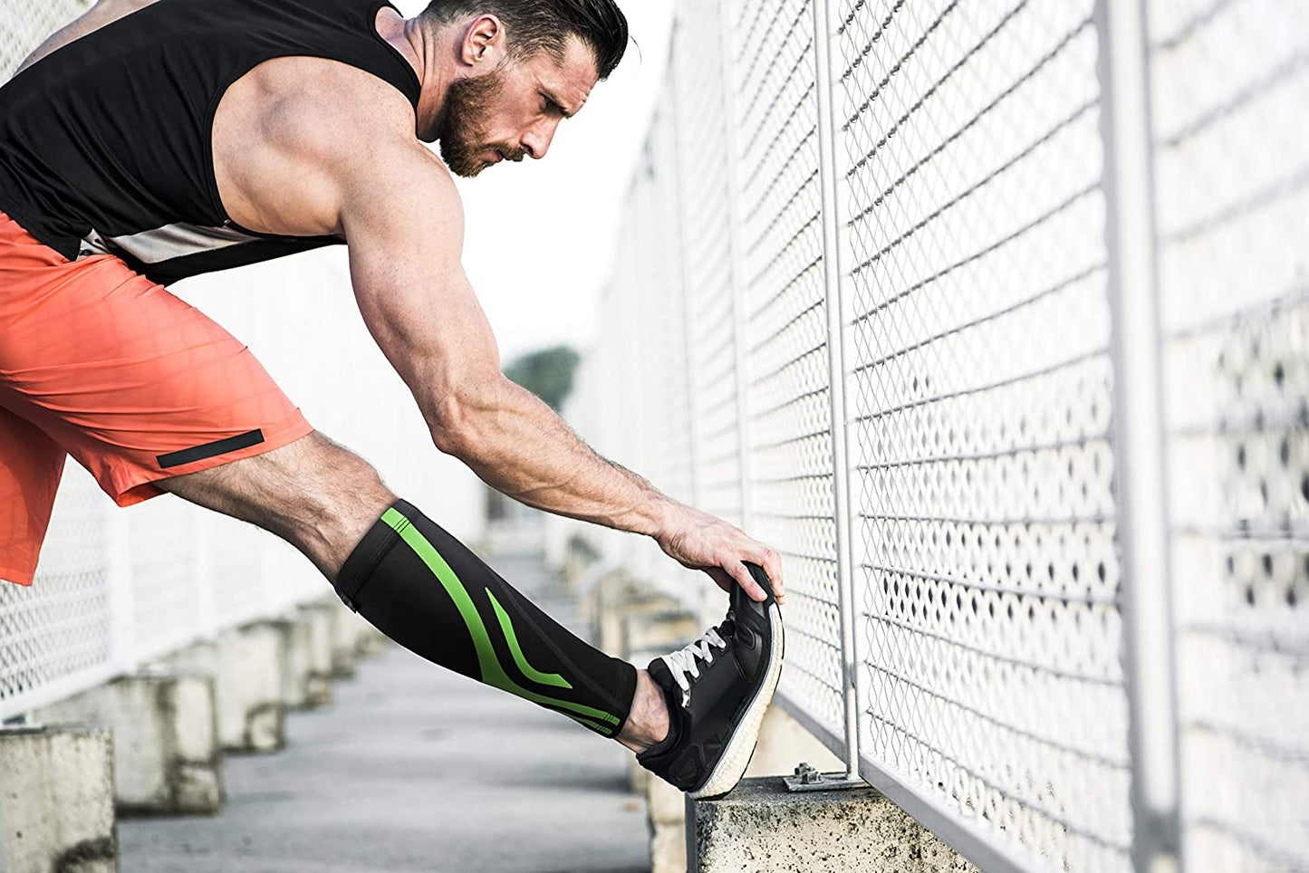 BodyVine Ultra-Thin Plus Calf Compression Sleeve