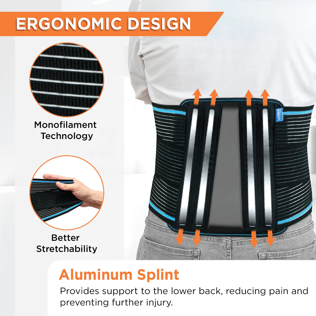 Lumboset Advance Belt (Moderate Support) | Provides Support to the Lumbar Spine & Lower Back