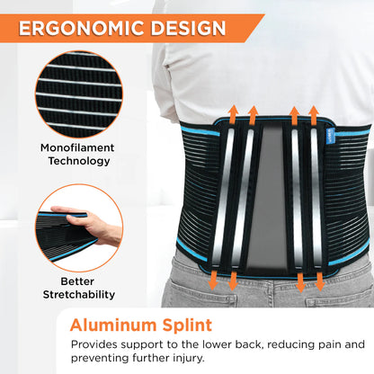 Lumboset Advance Belt (Moderate Support) | Provides Support to the Lumbar Spine & Lower Back
