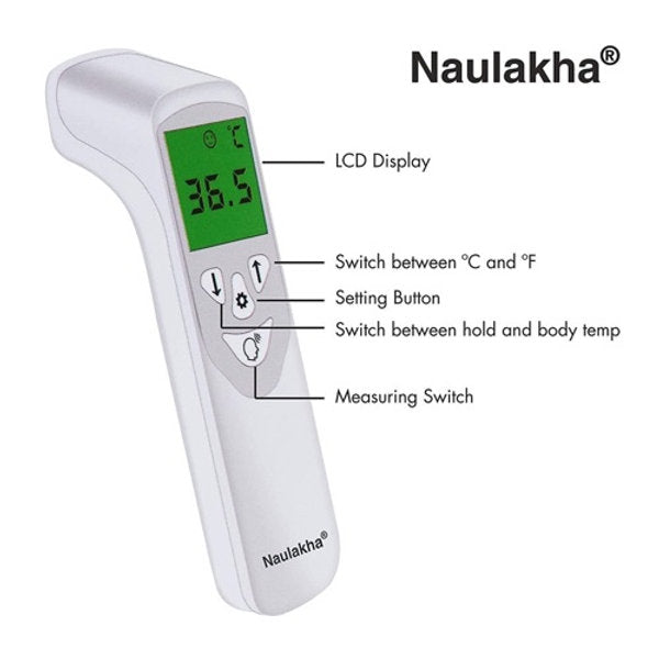 Naulakha Curomed Non-Contact Digital Infrared Thermometer NI/406