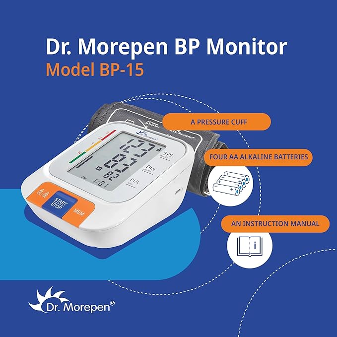 DR. MOREPEN EMZMOREPEN-BP15 Blood Pressure Monitor (White)