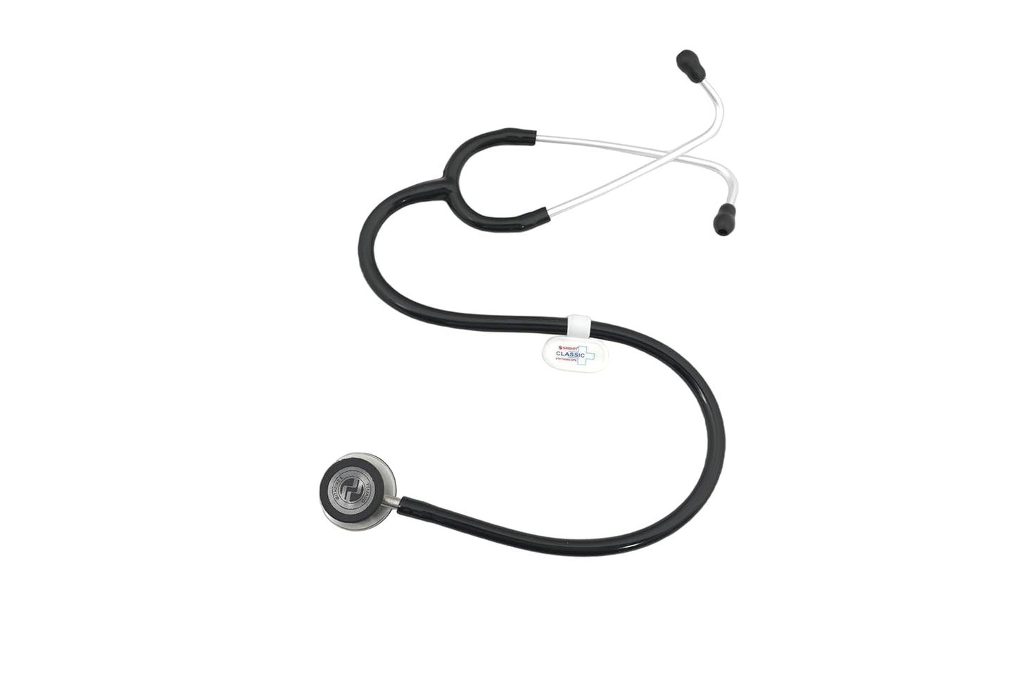 Srishti Classic Plus Stethoscope (Black)