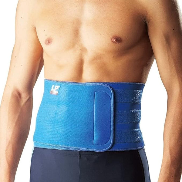 LP Waist Trimmer 711A for Lower Back Support and Abdominal Lift, Effective in Toning and Shaping for Men & Women One Size(58.4-104.1cm)_The Health Store Pvt.Ltd Royal Blue