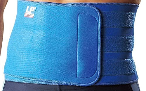 LP Waist Trimmer 711A for Lower Back Support and Abdominal Lift, Effective in Toning and Shaping for Men & Women One Size(58.4-104.1cm)_The Health Store Pvt.Ltd Royal Blue